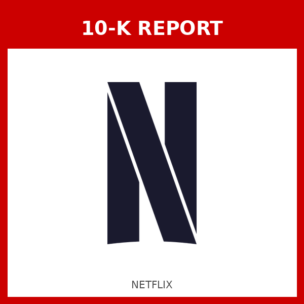 Netflix 10-K Report