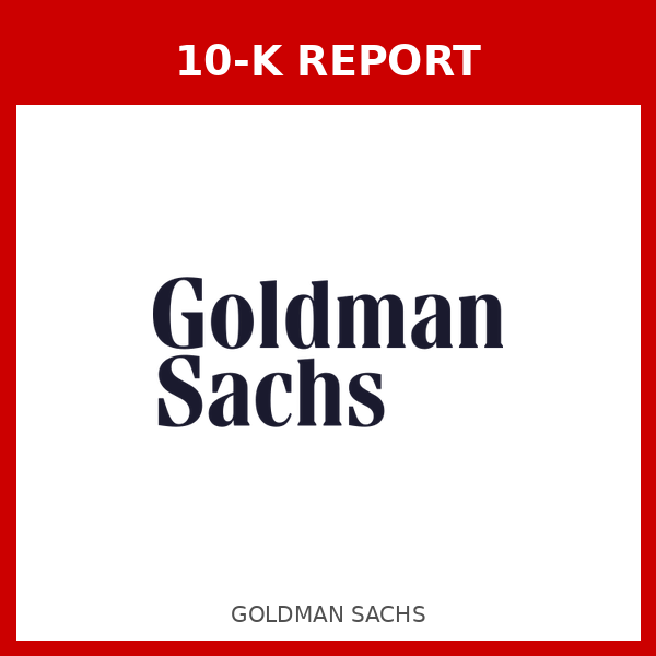 Goldman Sachs 10-K Report