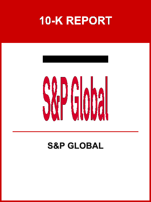 S&P Global 10-K Report