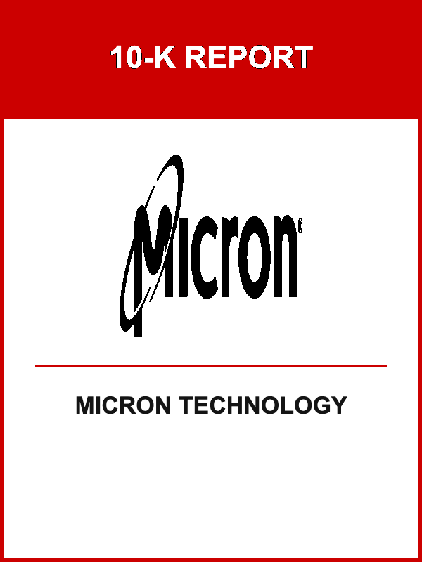 Micron Technology 10-K Report