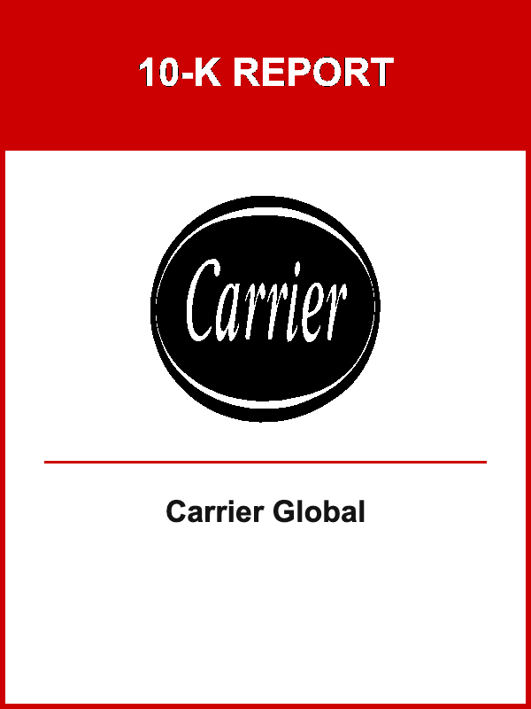 Carrier Global 10-K Report