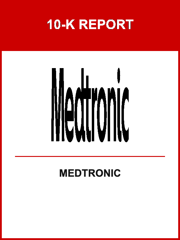 Medtronic 10-K Report