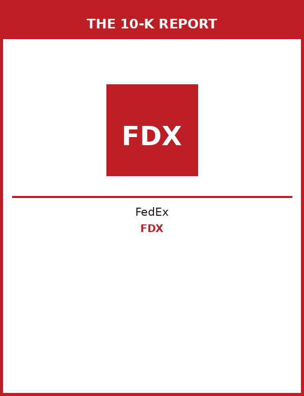 FedEx 10-K Report