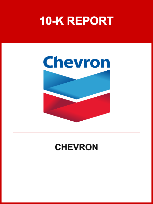 Chevron 10-K Report