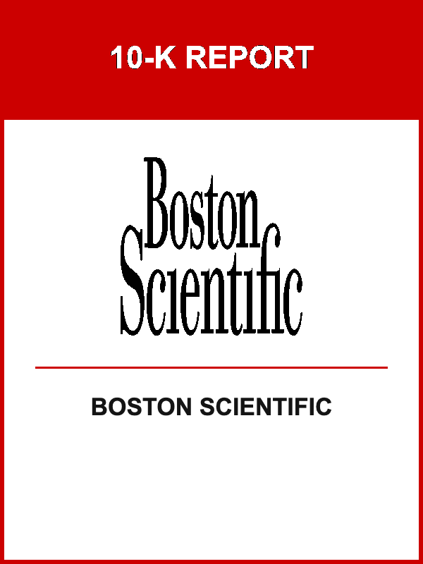 Boston Scientific 10-K Report