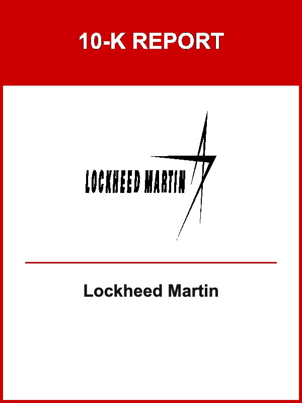 Lockheed Martin 10-K Report