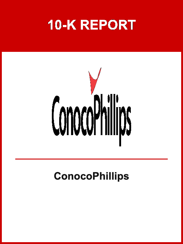 ConocoPhillips 10-K Report