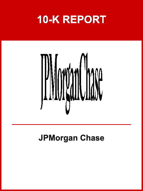 JPMorgan Chase 10-K Report