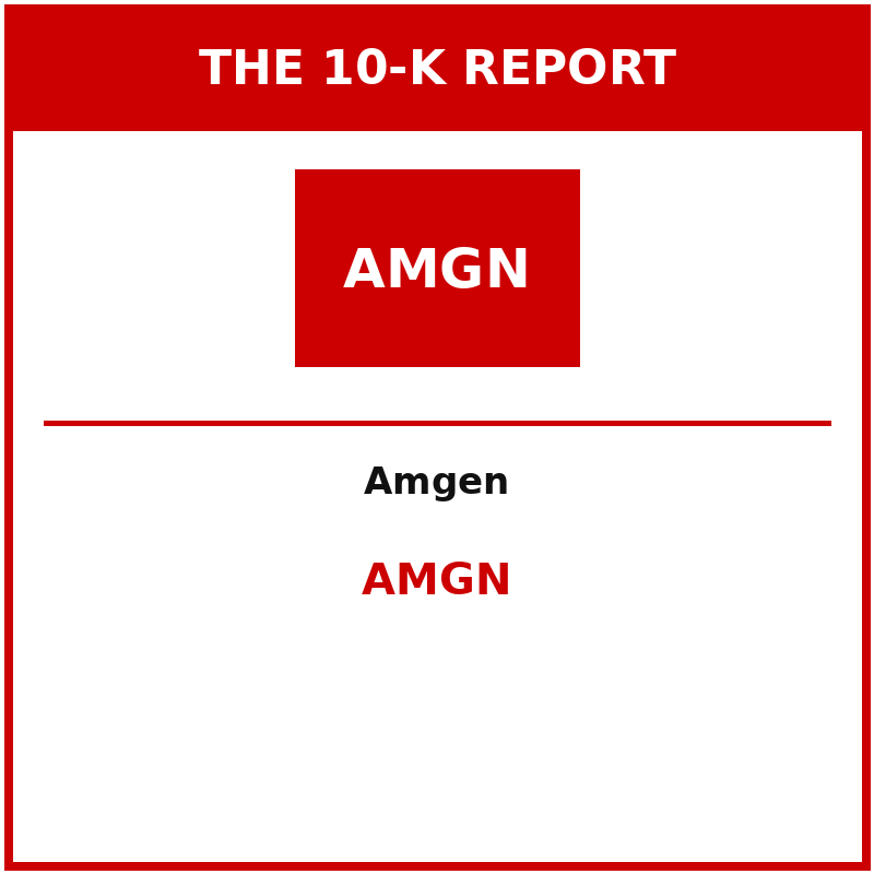 Amgen 10-K Report