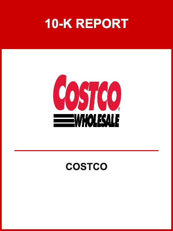 Costco 10-K Report