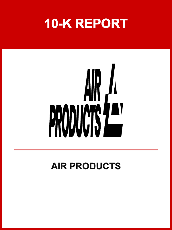 Air Products 10-K Report