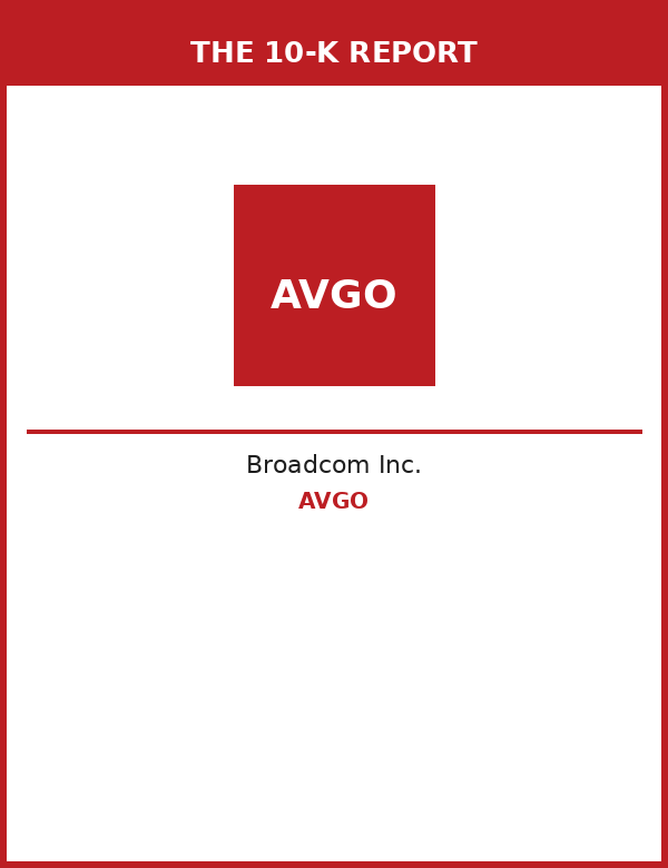 Broadcom 10-K Report