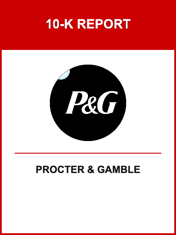 Procter & Gamble 10-K Report