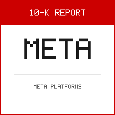 Meta Platforms 10-K Report