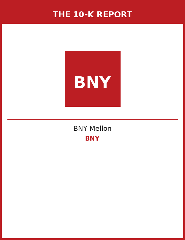 BNY Mellon 10-K Report