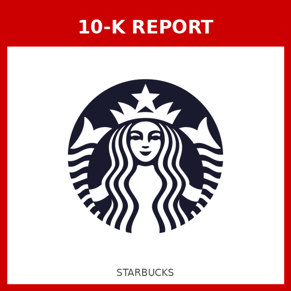 Starbucks 10-K Report