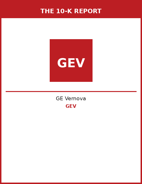 GE Vernova 10-K Report