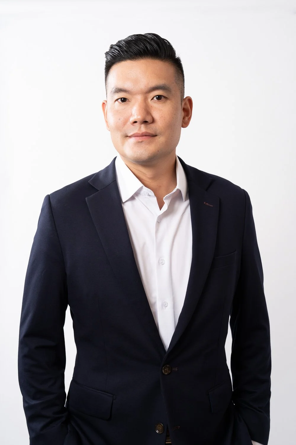 corporate headshot in midtown insurance agency