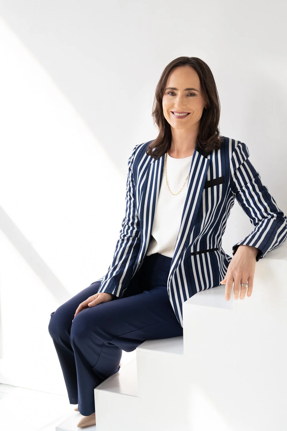 photo of woman executive in Brooklyn studio