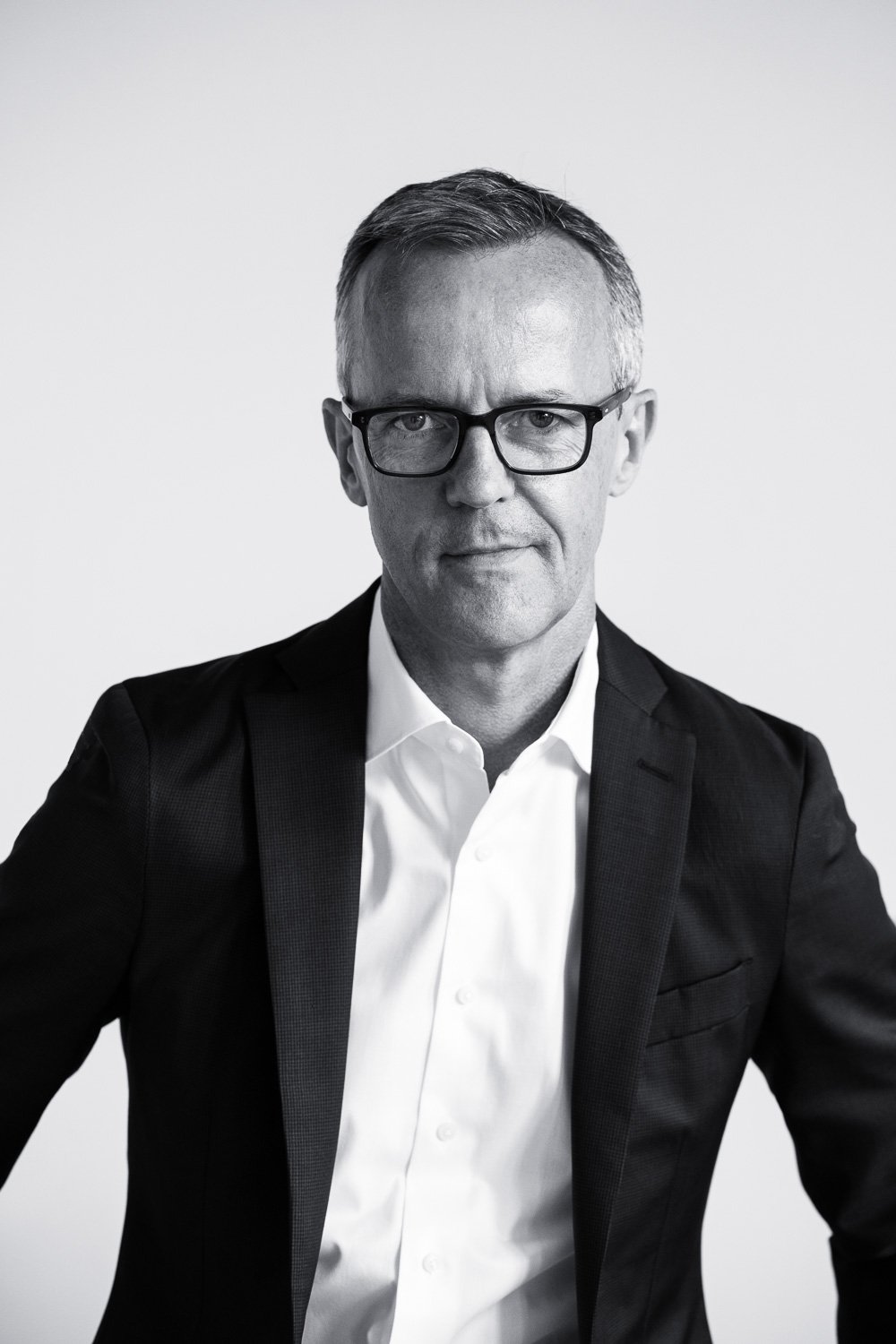 headshot of Chief Technical officer for large company in studio