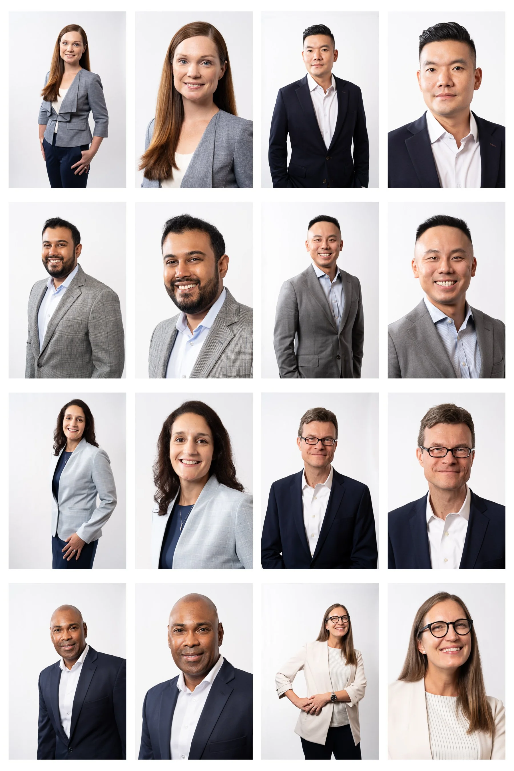 Group of headshot images showing corporate executives, Manhattan offices near me