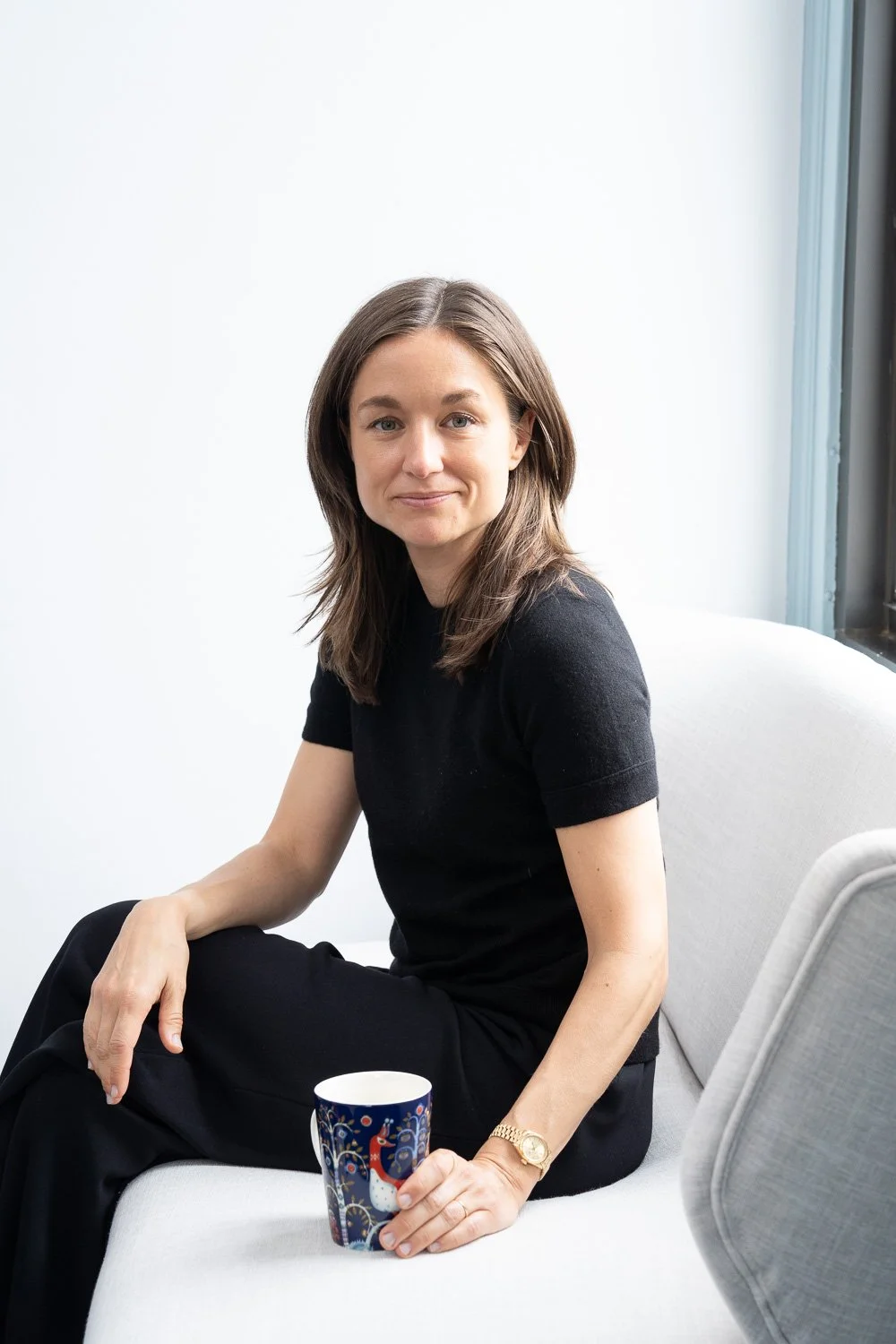 literary agency headshot of executive director in manhattan