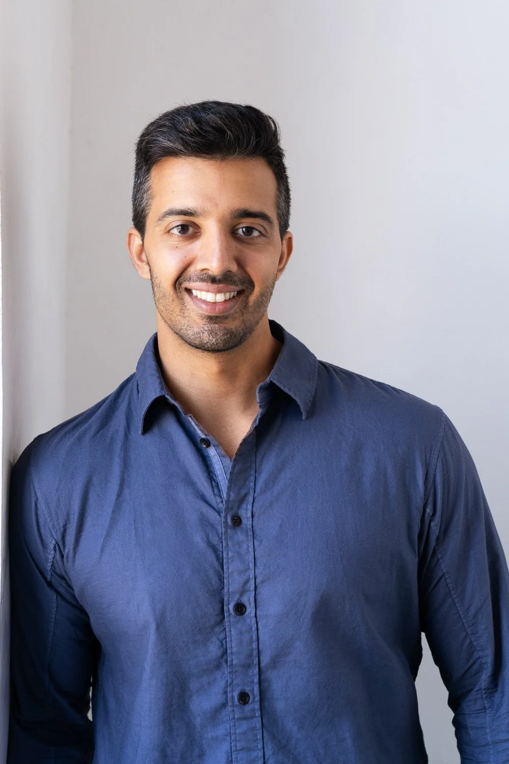 tech educator entrepreneur headshot in brooklyn studio