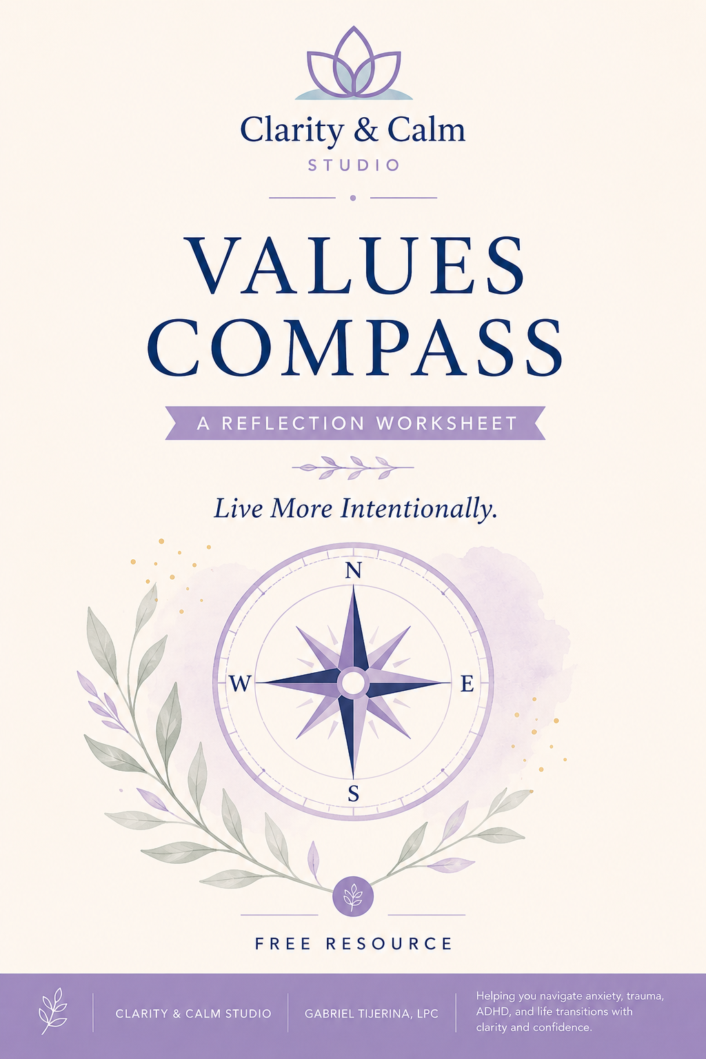 Values Compass Worksheet