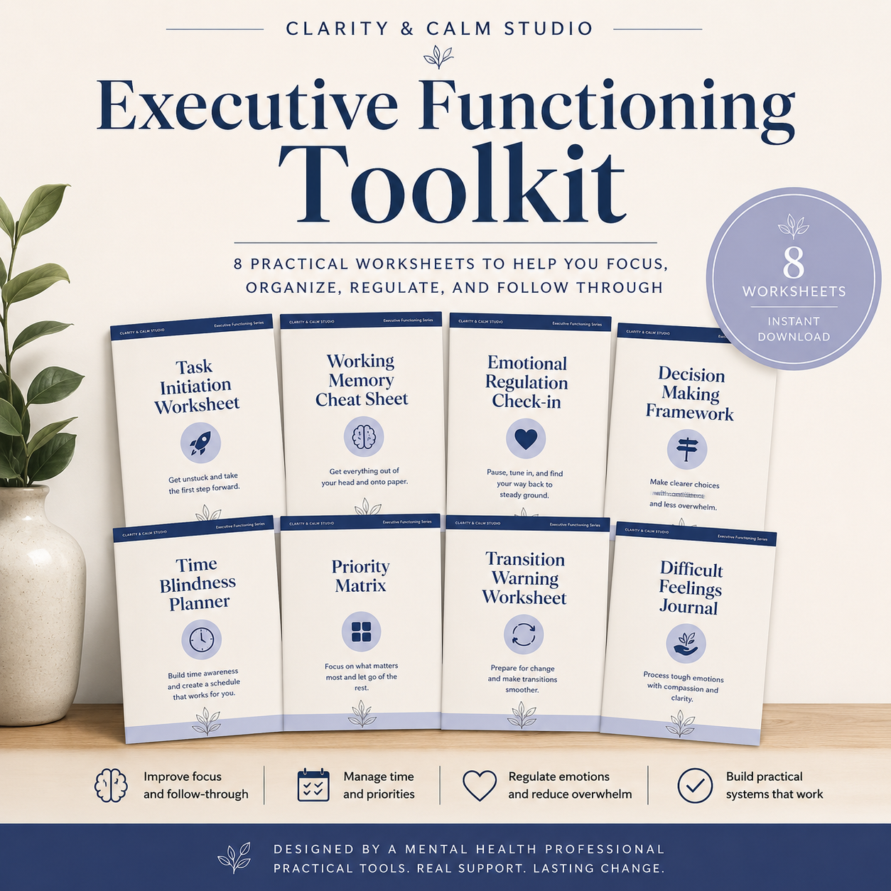 Clarity & Calm Executive Functioning Toolkit