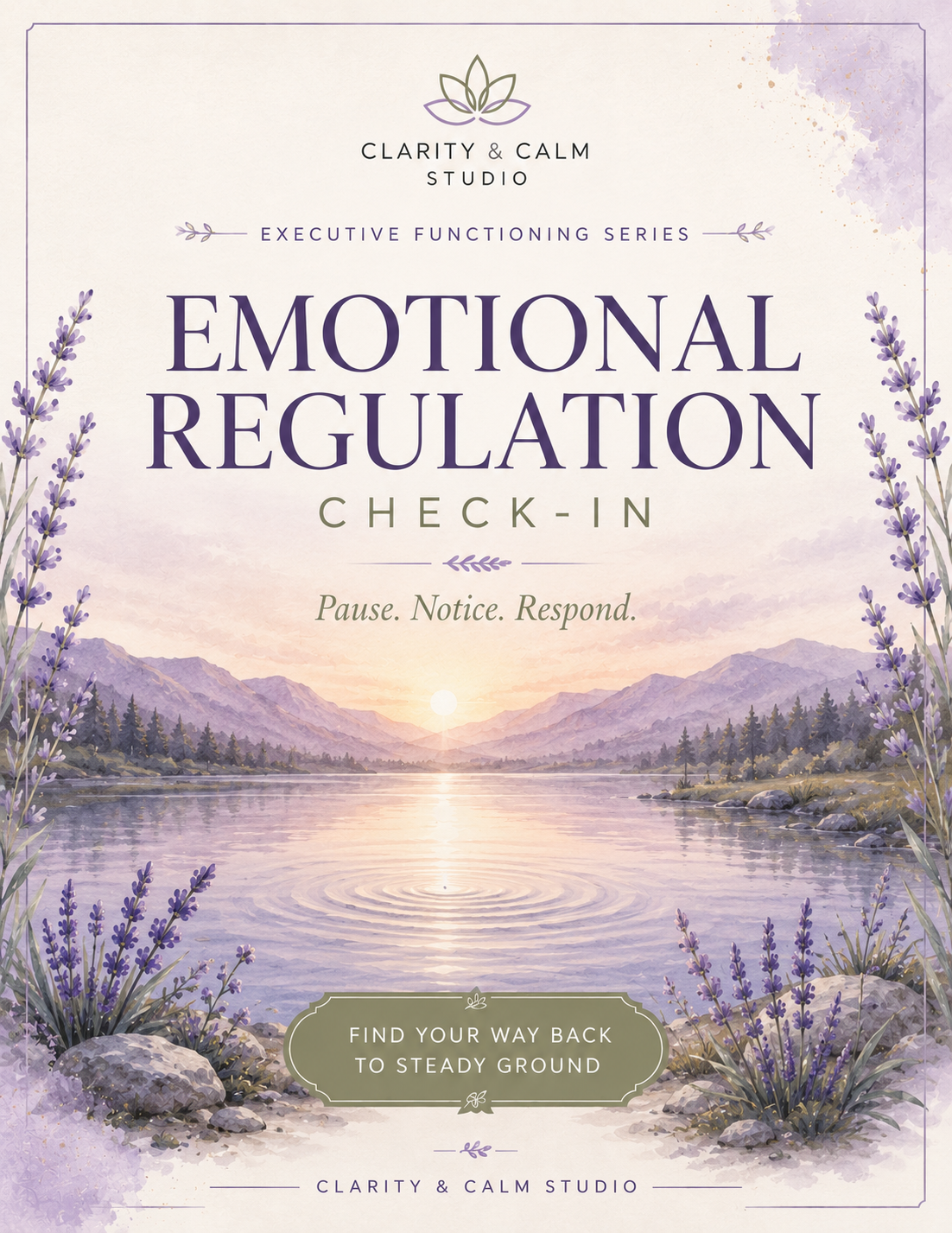 Emotional  Regulation Check-In