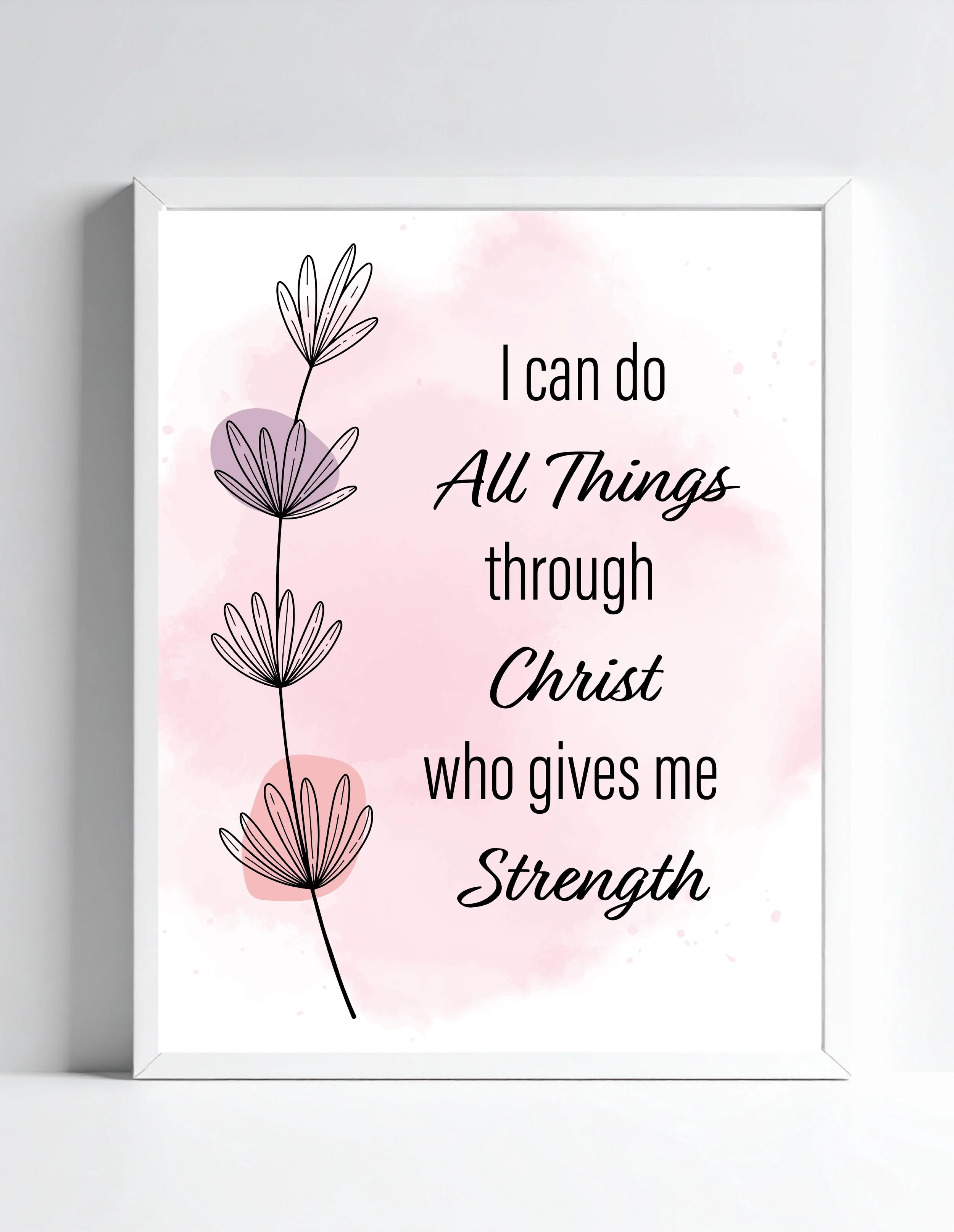 All Things - Printable Wall Art