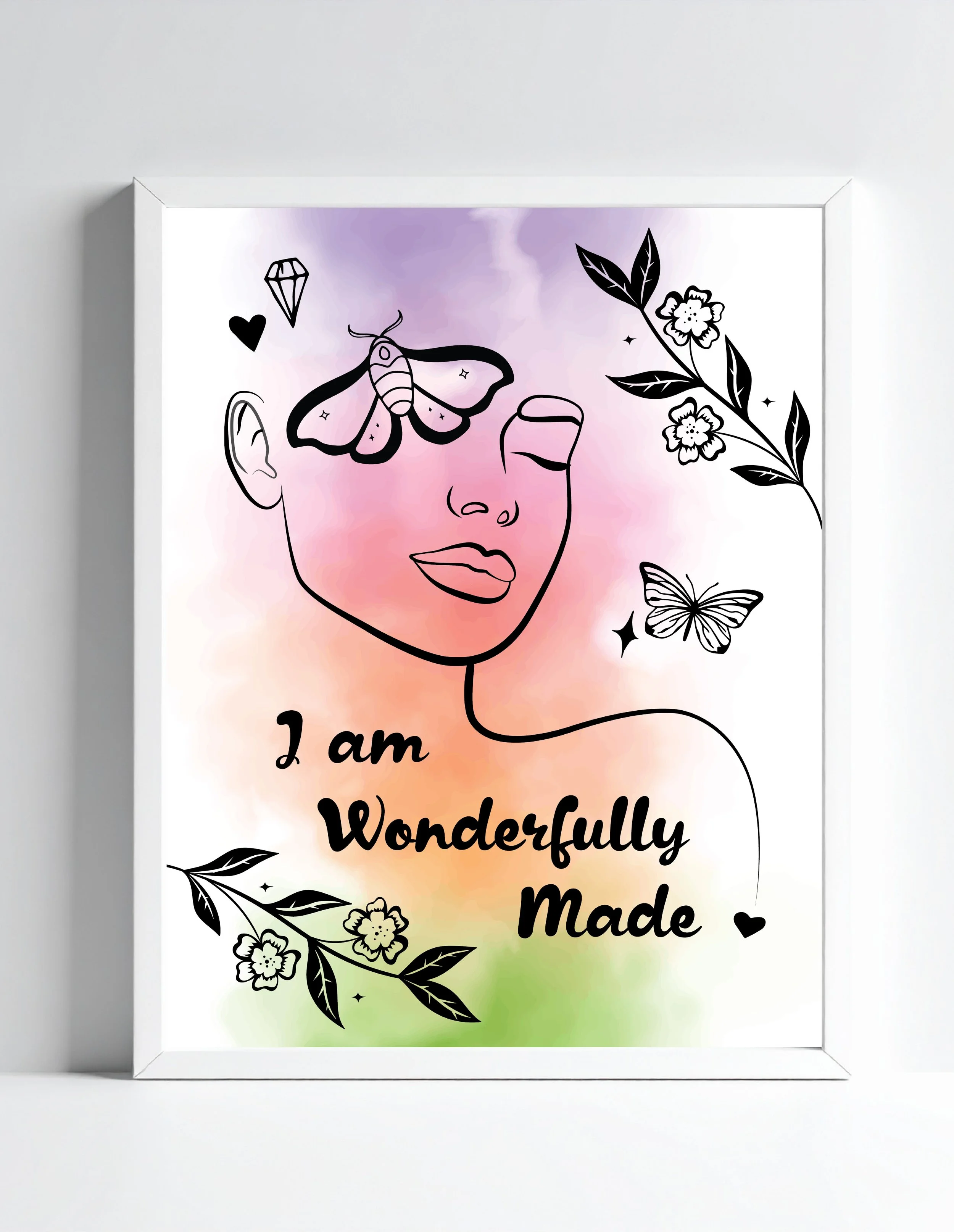 Wonderfully Made - Printable Wall Art