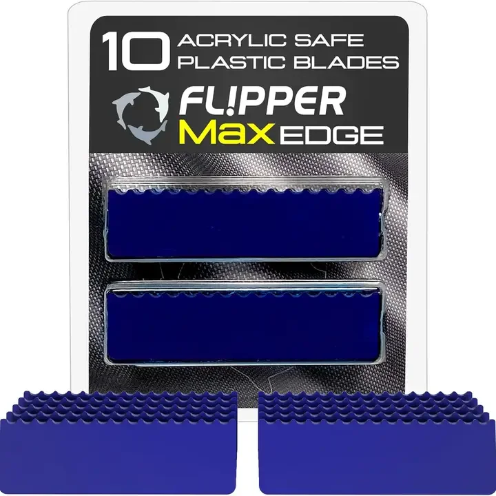 Flipper Edge Max Acrylic Safe Plastic Blades - 10 Pack