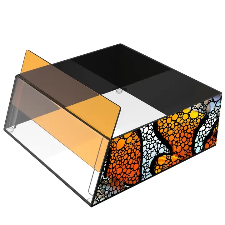 Flipper Top Down Aquarium Viewer with Removable Orange Filter and Clownfish Artwork - 8