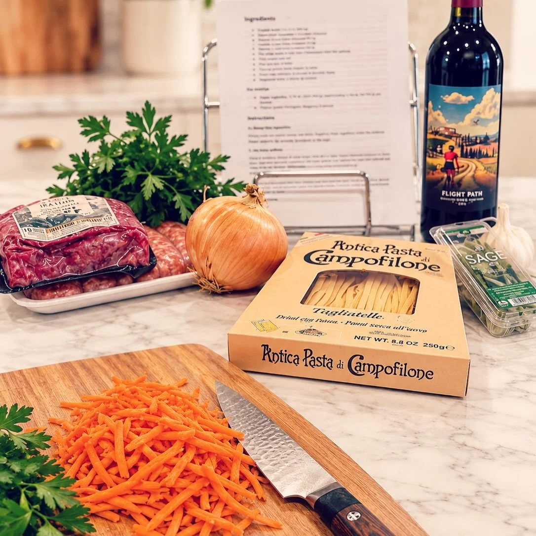 A little taste of Tuscany at home! 🇮🇹🍷
Last night, we recreated a dish from @lacucinadimassi - a traditional Tuscan meat rag&ugrave;, a recipe he shared with us after our unforgettable visits to Tuscany. Slow-simmered, rich, and surprisingly simpl