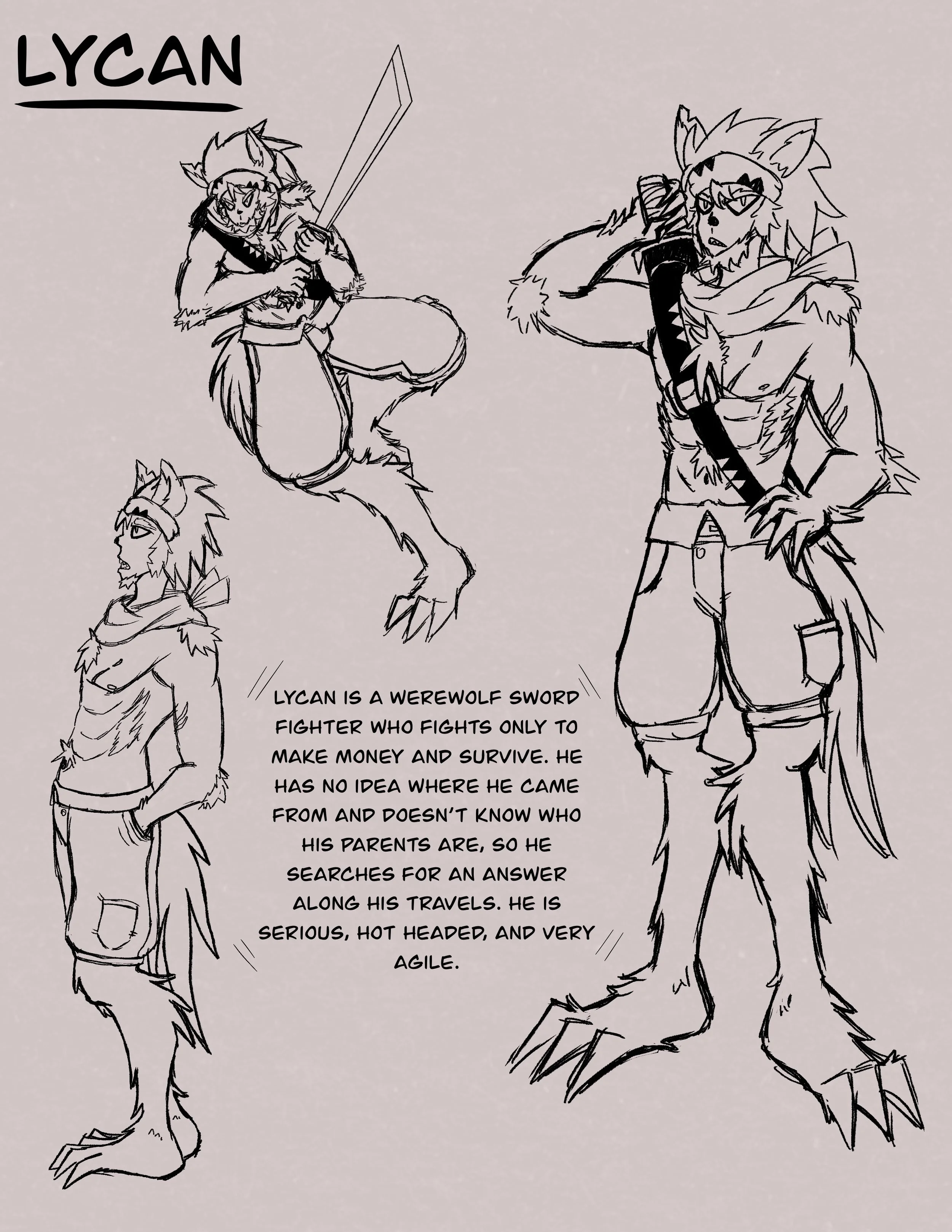 Lycan Character Concept