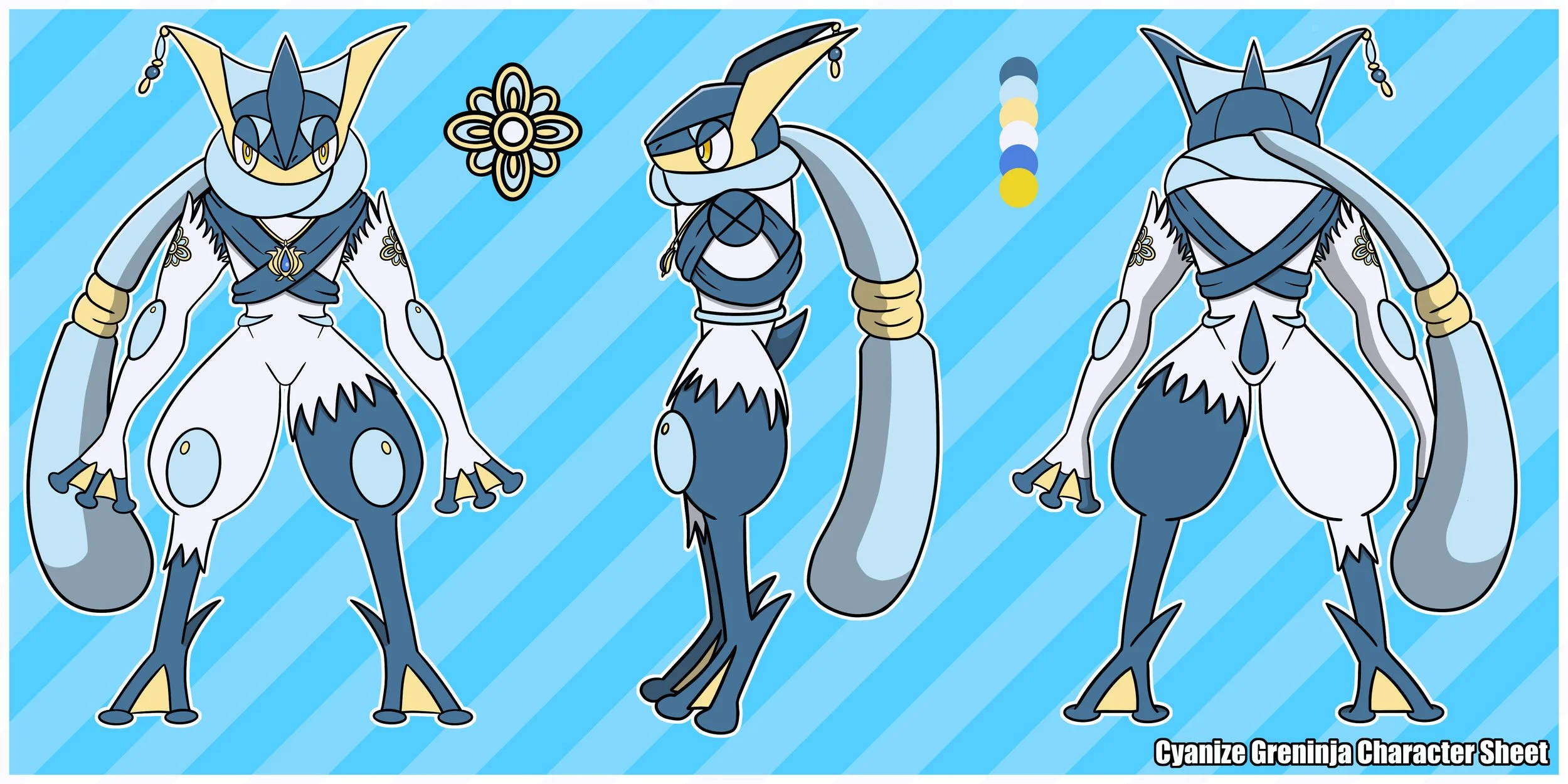 Cyanize Greninja Character Sheet