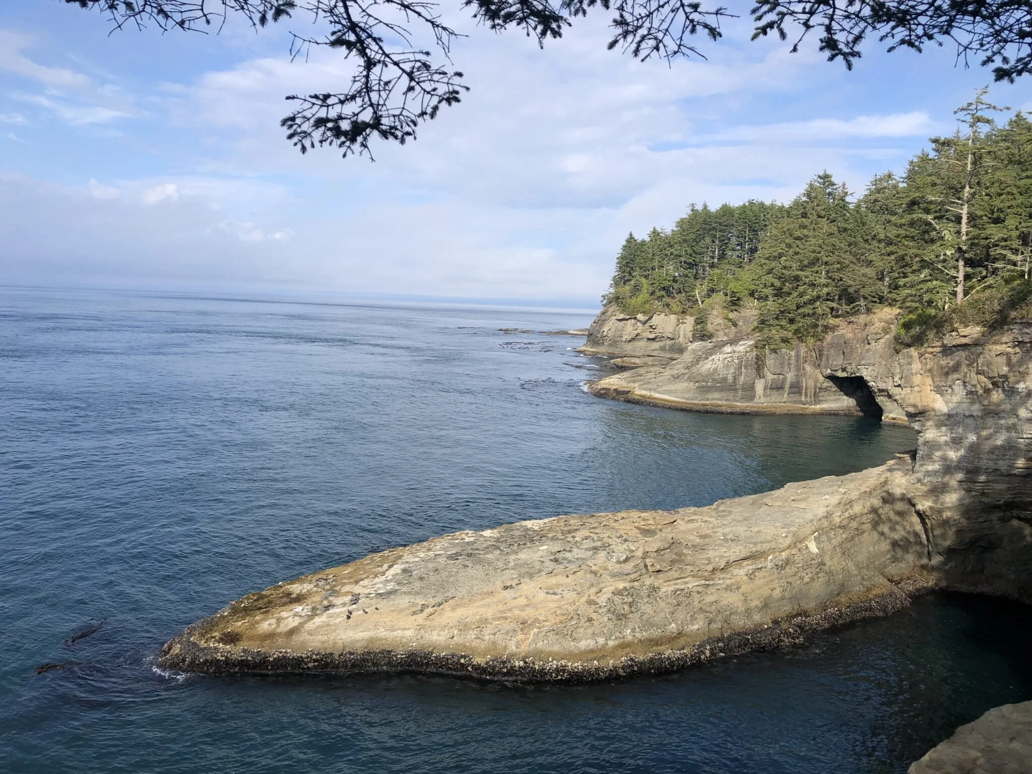 The westernmost point of the US, Cape Flattery, with views of Tatoosh Island