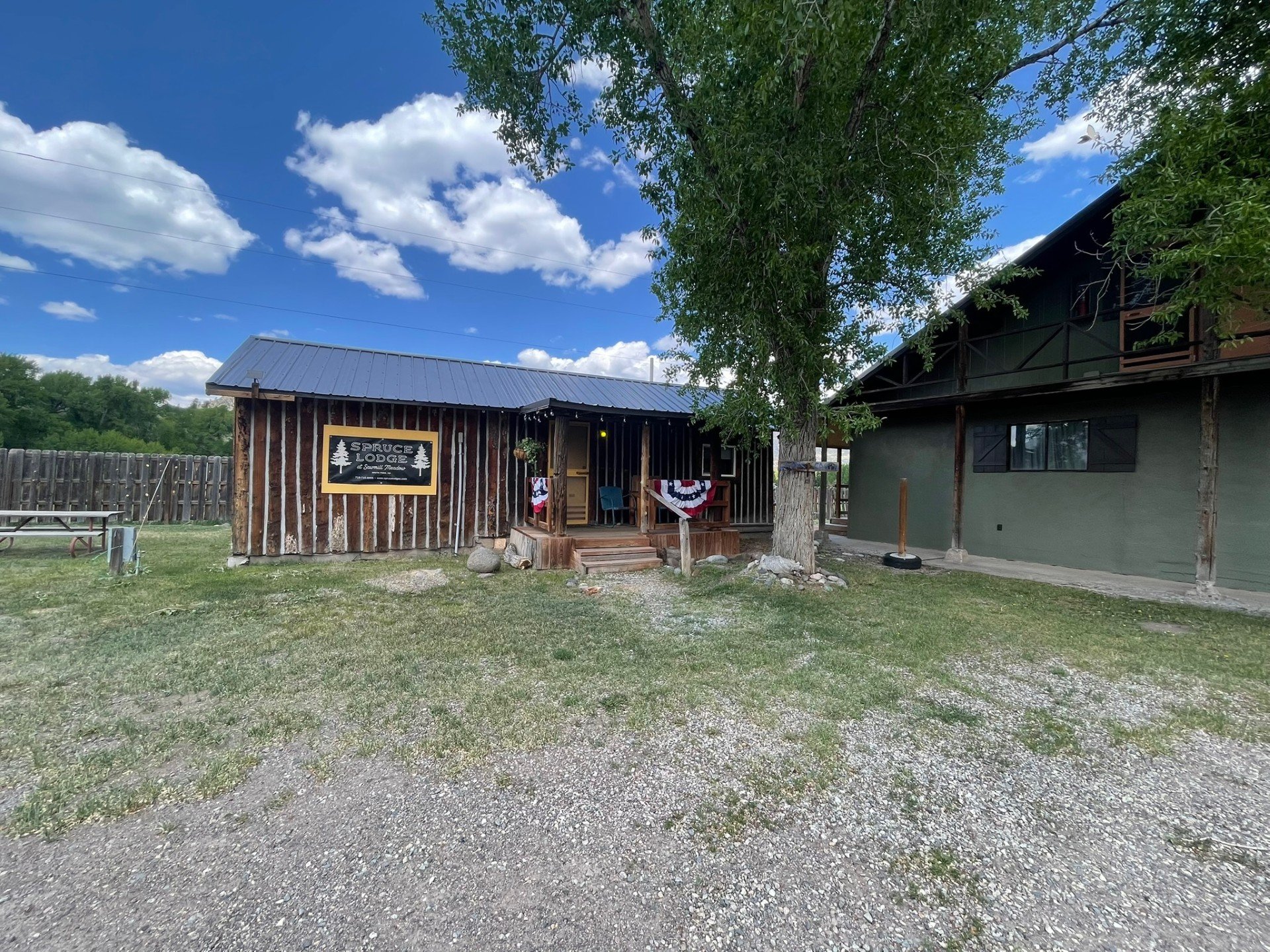 The Cooks Cabin Mercantile at the Spruce Lodge property in South Fork, CO allowing 24 hour access to our lounge, amenities, and gift shop.
