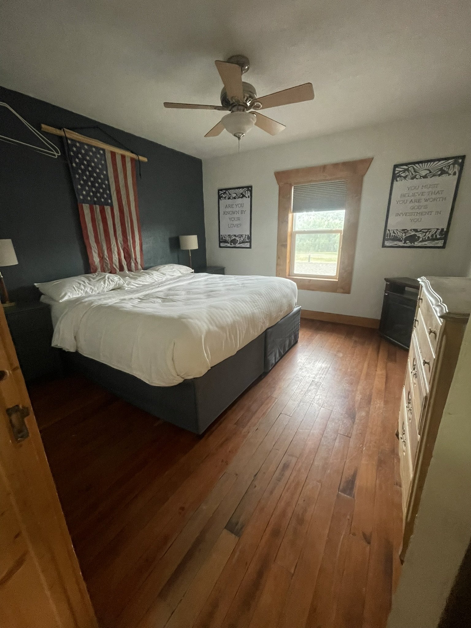 The entire historic Spruce lodge now available to rent for larger families and church groups with multiple bedrooms, gameroom, dining room and kitchen . Modern updates while historic charm is preserved.