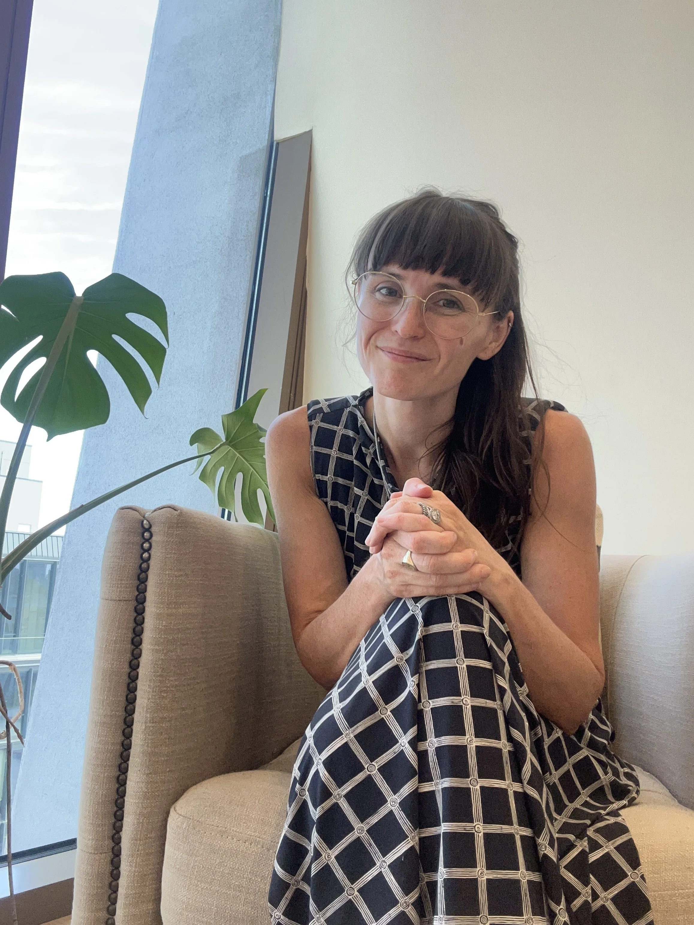 Portrait of Lola Noero, LCSW, psychotherapist and founder of New York Psychotherapy Group