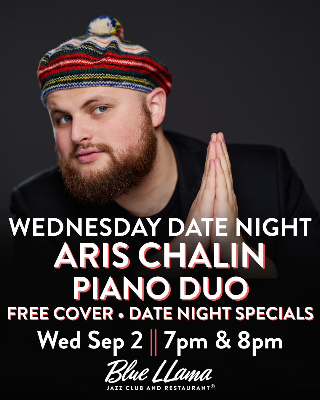 Aris Chalin Piano Duo at Blue Llama Jazz Club