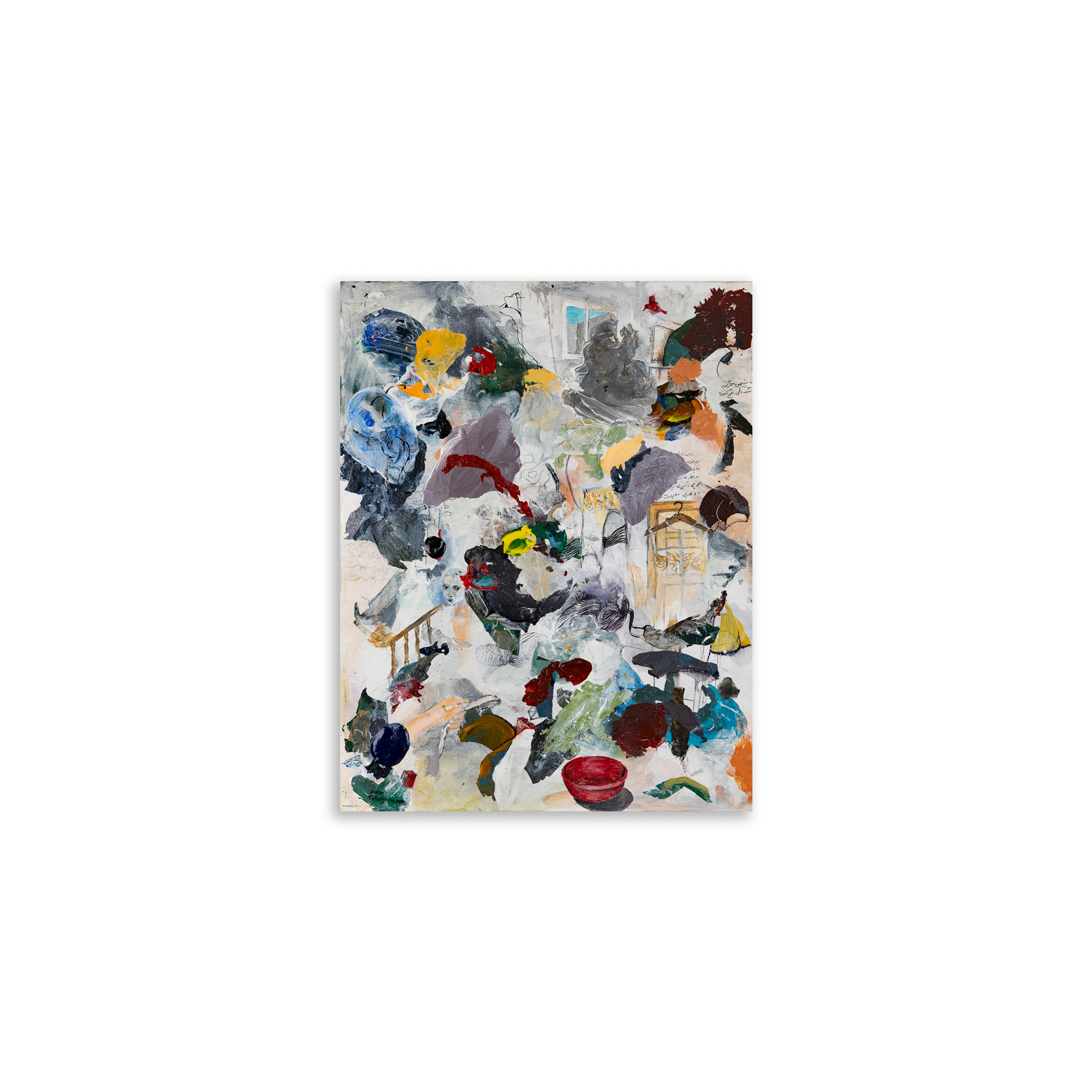 Mixed media on canvas panel
28 × 36 cm
2022