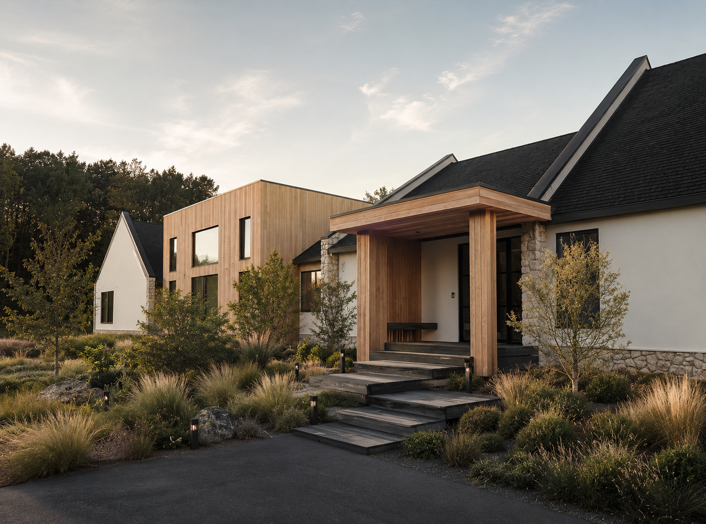 Entry to a modern home