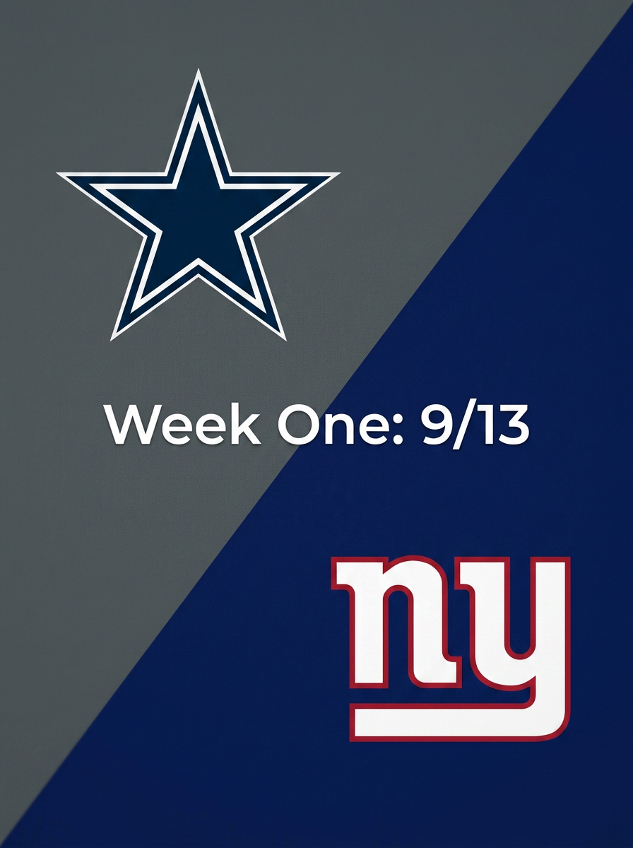 GA WEEK ONE: Cowboys v. Giants