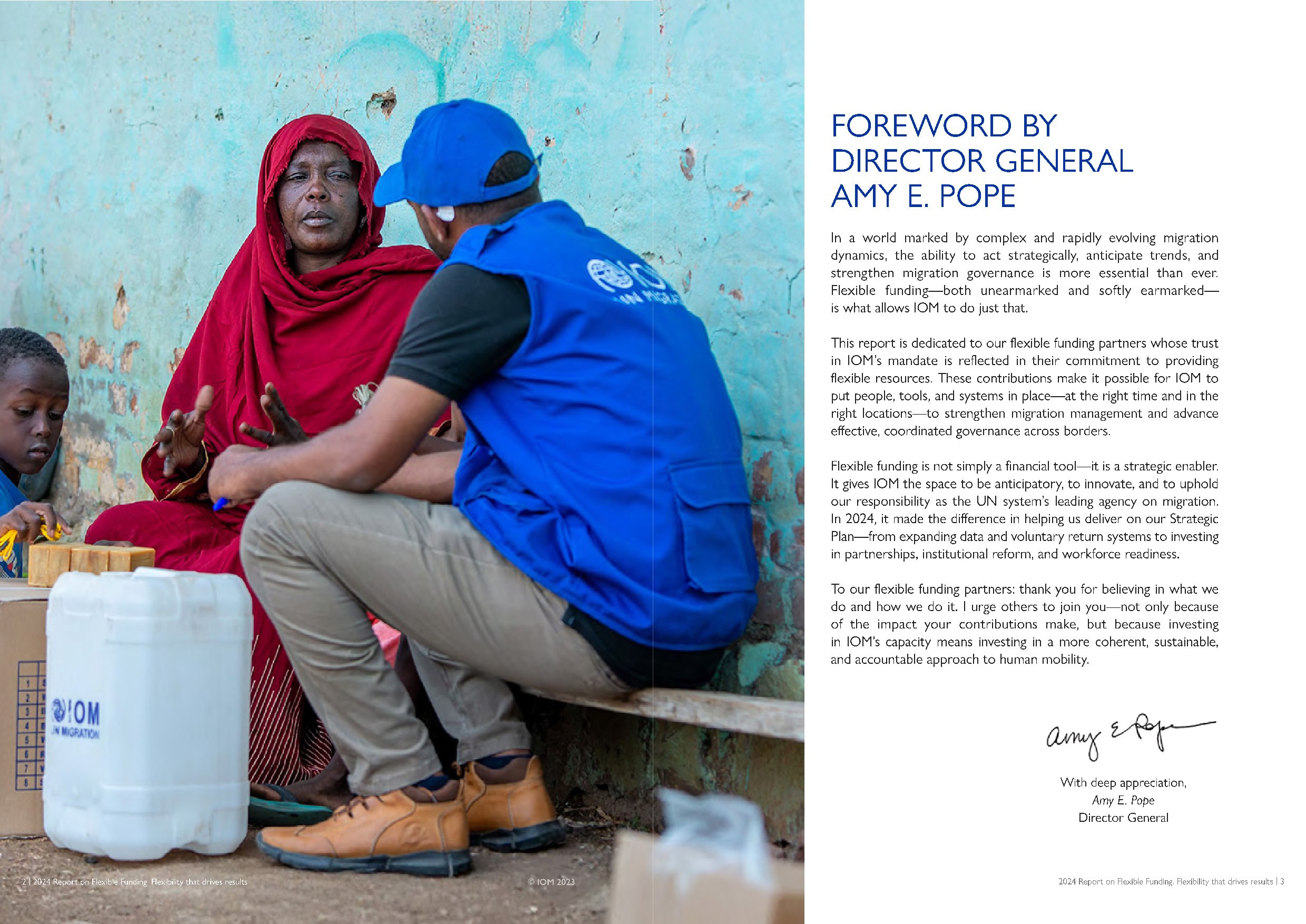 Foreword by Director General Amy E. Pope