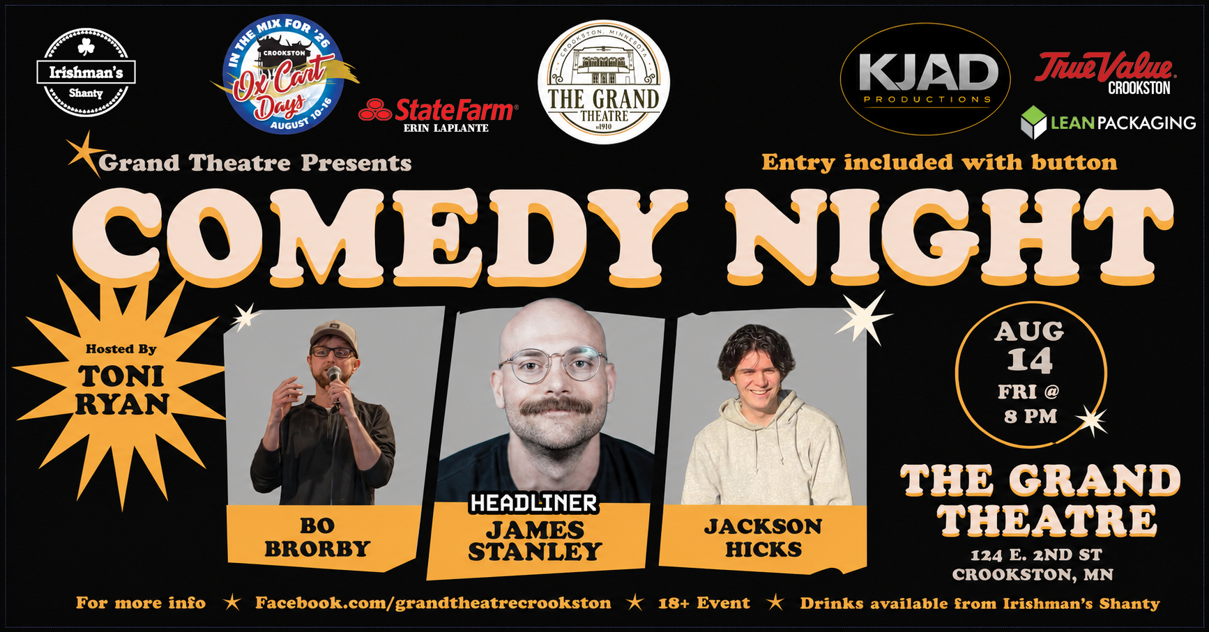 Comedy Night at the Grand 