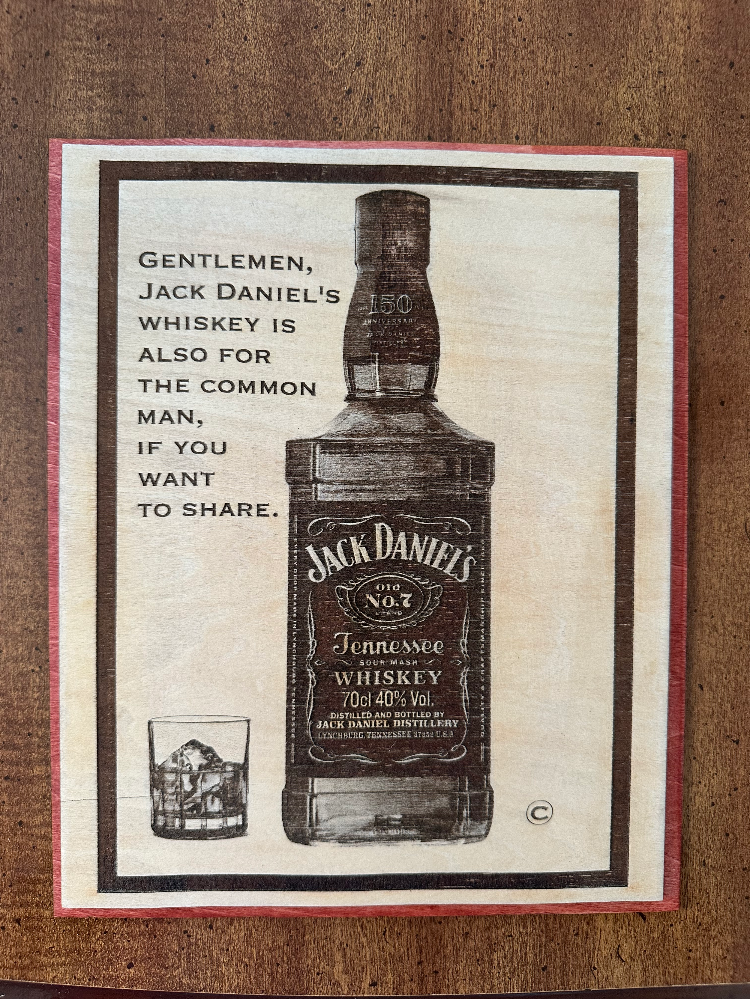 Jack Daniels Bottle and Glass
