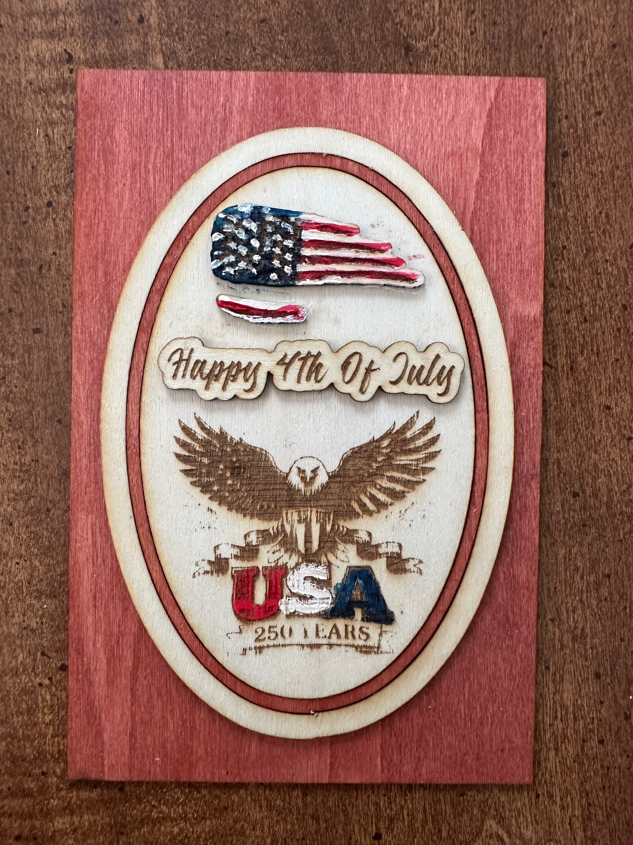 4th of July 250 yr Anniversary Plague