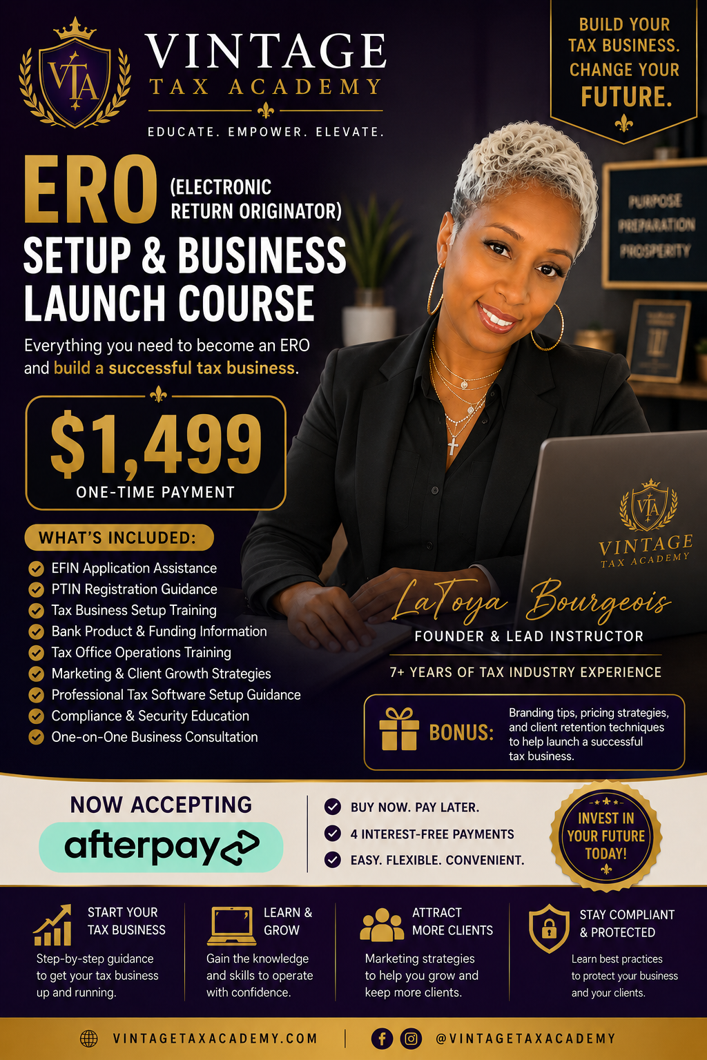 ERO (Electronic Return Originator) Setup & Business Launch Course — $1,499